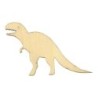 Silhouette en bois 20 cm Dinosaure tyrannosaure