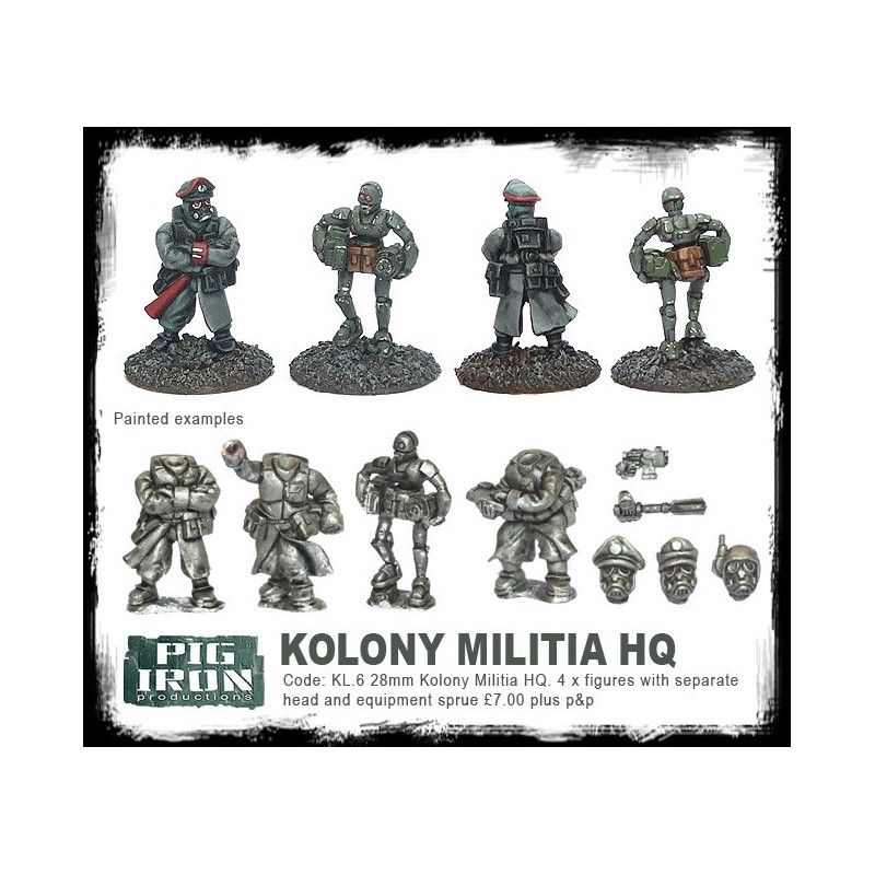 KL.6 Kolony Militia HQ Pack (4)