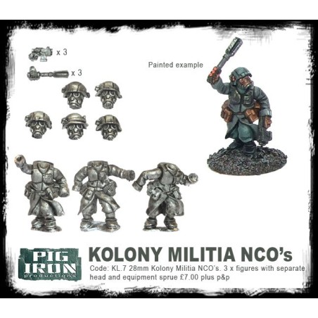 KL.7 Kolony Militia NCO Pack (3)