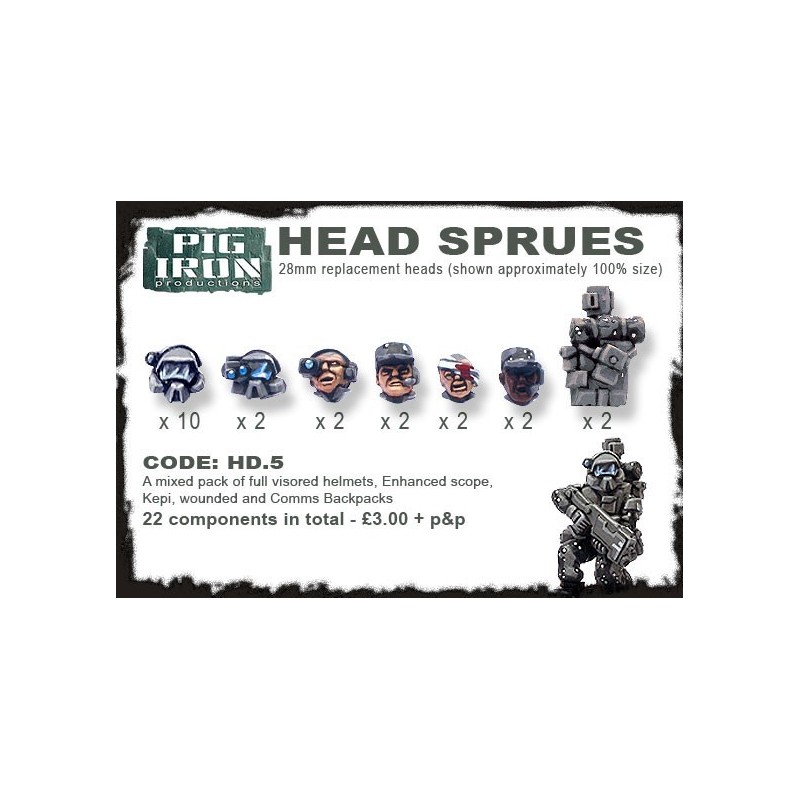 HD.5 H.Inf Mixed Head Sprues (20)