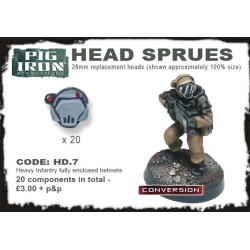 HD.7 H.Inf Closed Helmet Sprues (20)