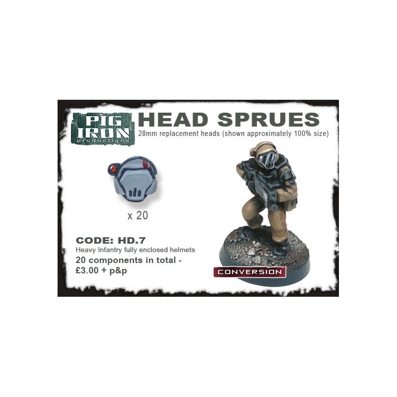 HD.7 H.Inf Closed Helmet Sprues (20)