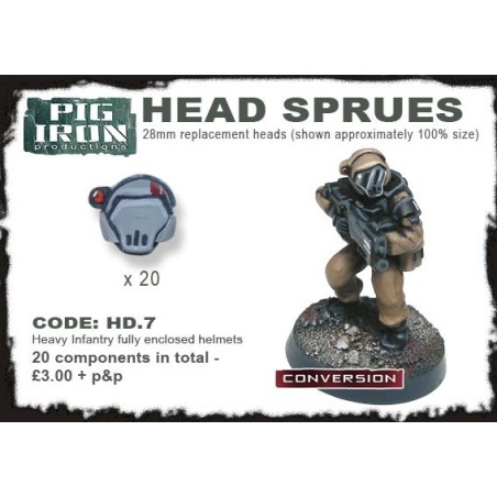 HD.7 H.Inf Closed Helmet Sprues (20)