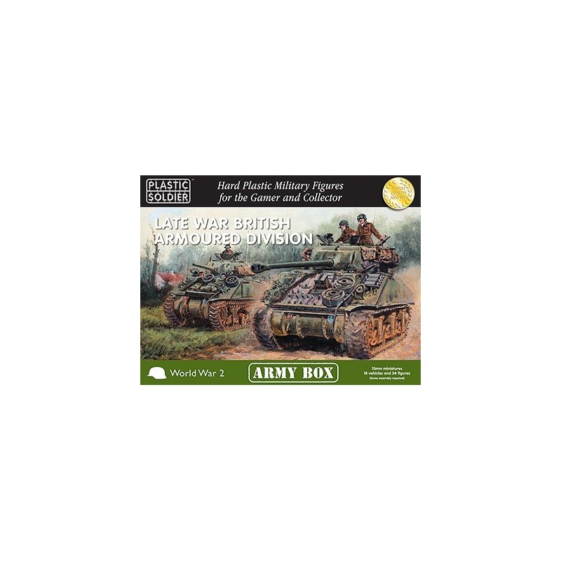 Late War British Armoured Division 15mm (34+18)