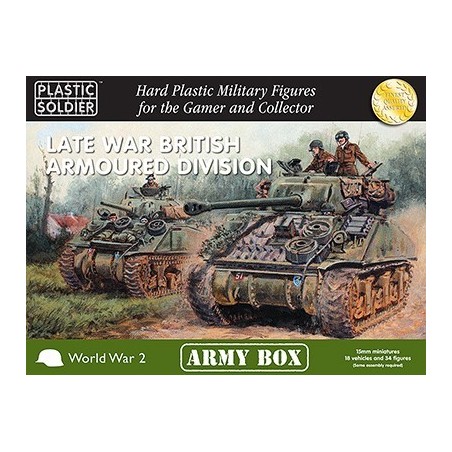 Late War British Armoured Division 15mm (34+18)