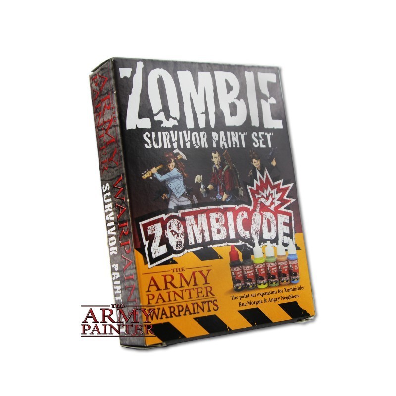 Zombie Survivor Paint Set Warpaints (6)