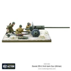 Soviet ZIS-2 anti-tank gun Winter (1+3)