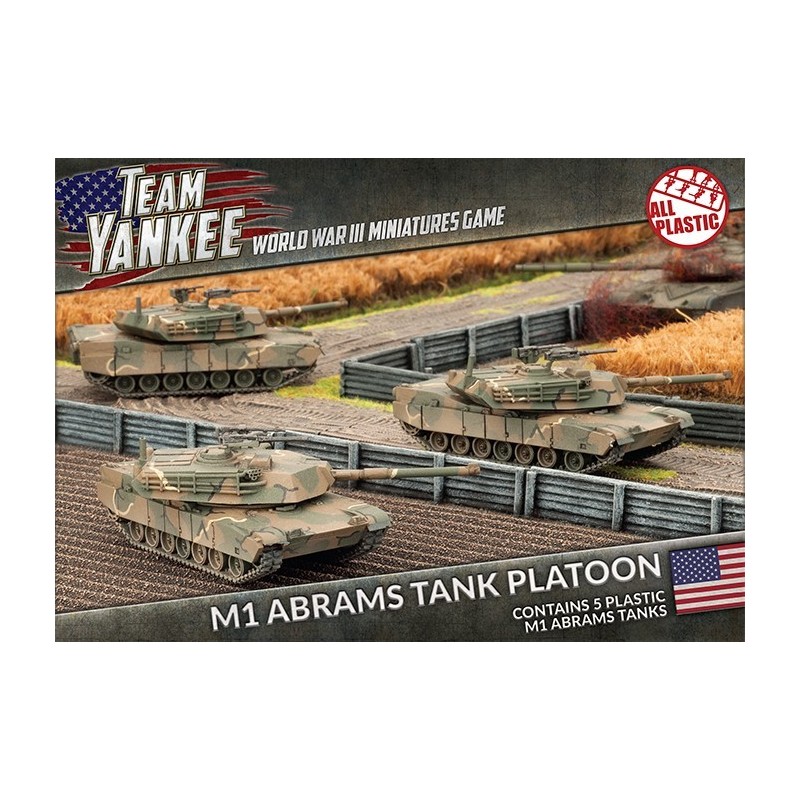 USA M1 Abrams Tank Platoon 15mm (5)