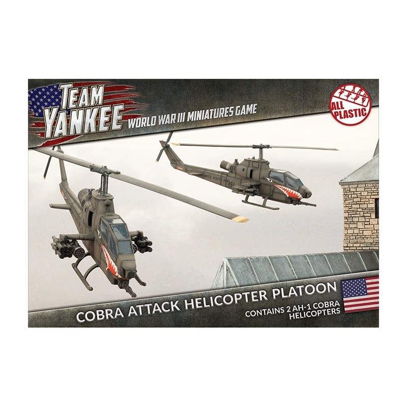 USA Cobra Attack Helicopter Platoon 15mm (2)