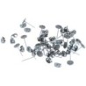 puce oreille argent 60pcs