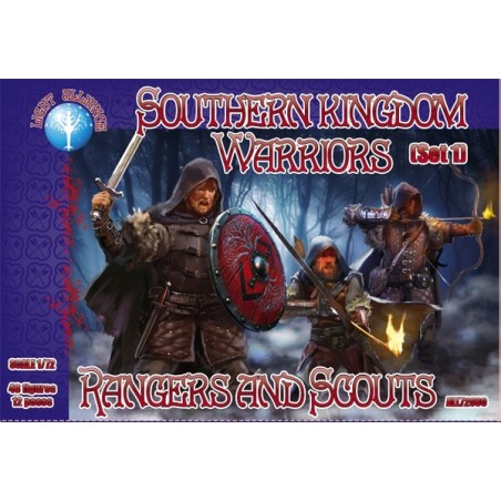 Dark Alliance Southern kingdom Warriors. Set 1. Rangers and Scouts. 1/72(48)